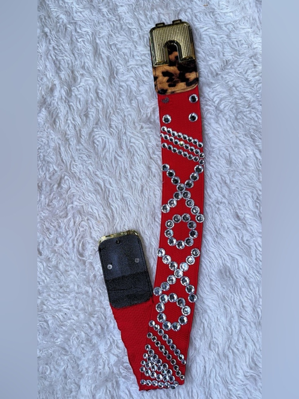Belts red belt vintage belt - Picture 7 of 9
